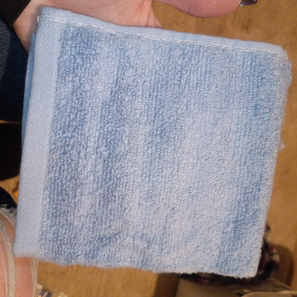 Mainstays Blue, Red, and Green Hand Towels